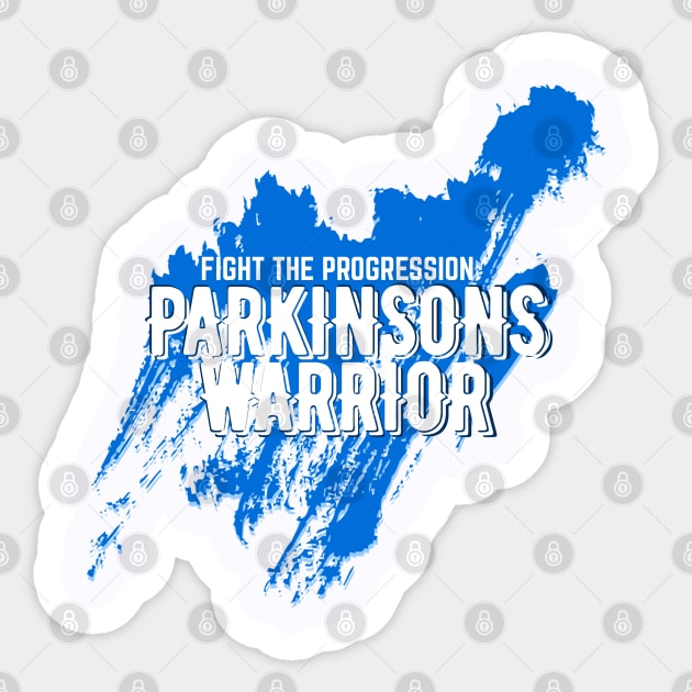 Fight The Progression Parkinsons Warrior Sticker by SteveW50